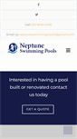 Mobile Screenshot of neptuneswimmingpools.co.uk